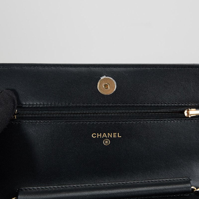 二手Chanel woc 黑金羊/芯片款-16