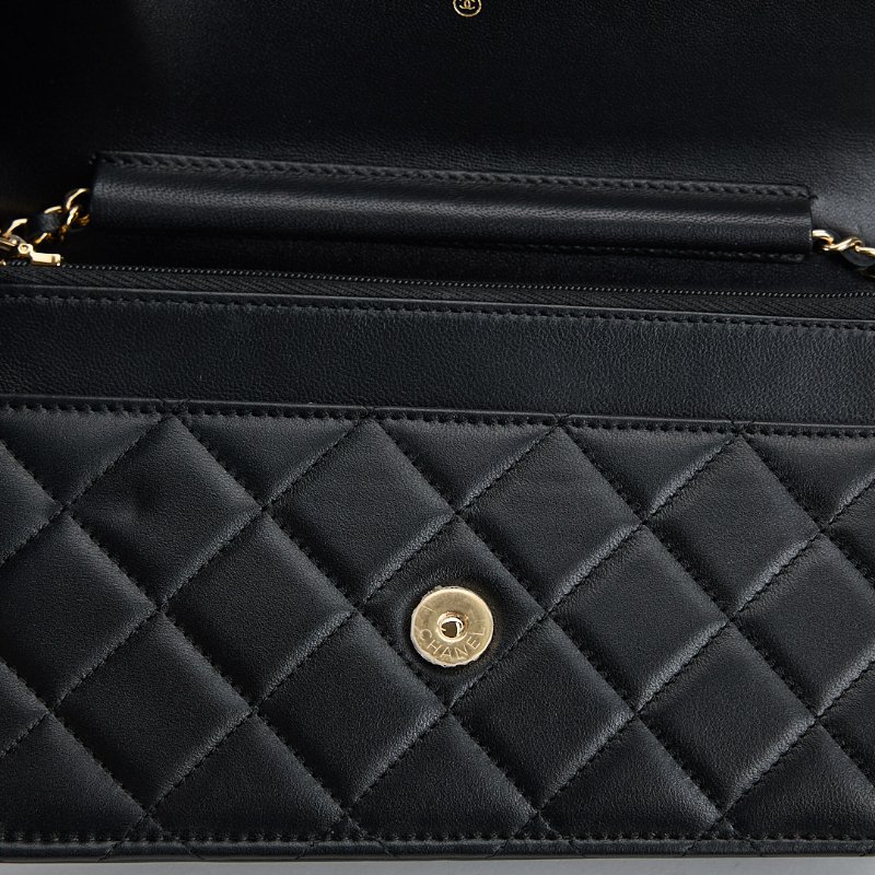 二手Chanel woc 黑金羊/芯片款-17
