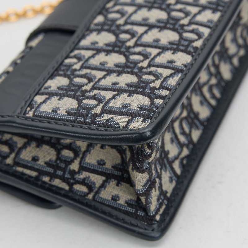 二手DIOR east west 蒙田30小號鍊包/老花-12