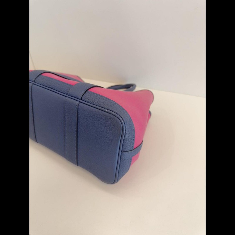 Hermes 帆布拼皮GardenParty Gp30 花園包-10