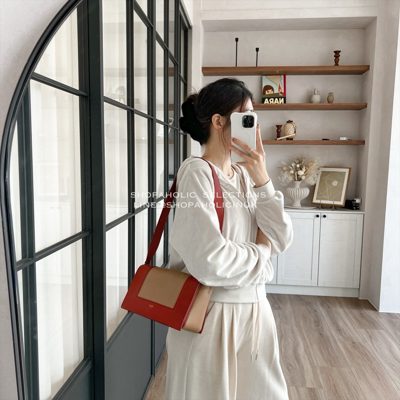 絕版Old céline frame bag磚紅配深膚 原價價值$75900-0