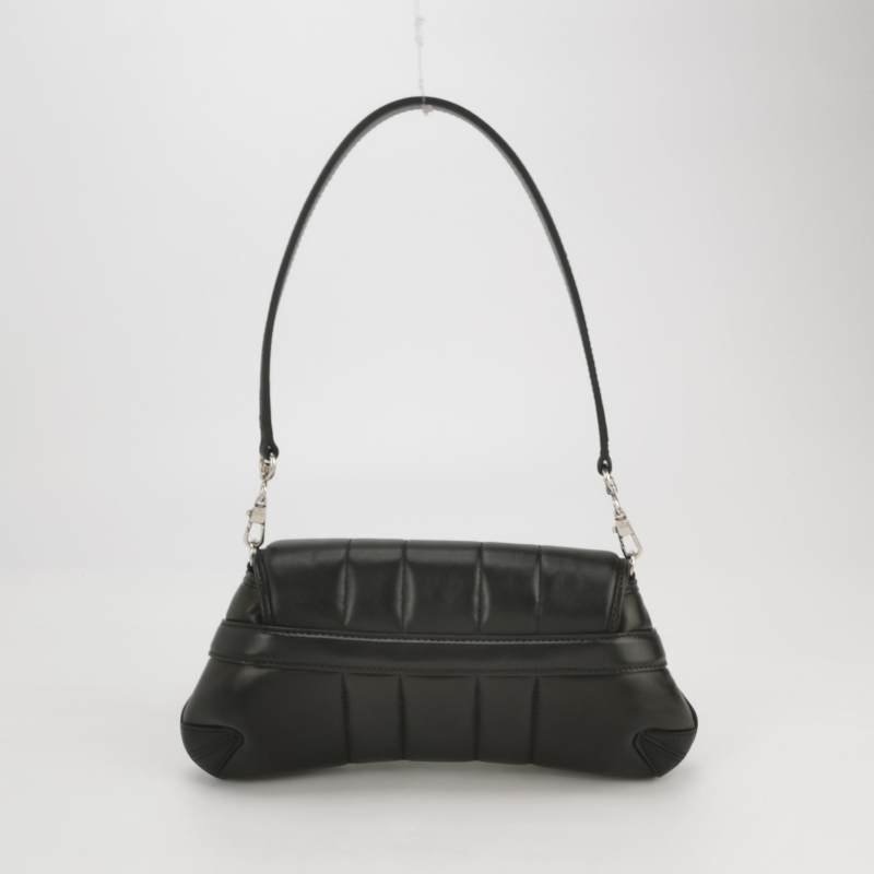 Gucci Horsebit Chain小號羊皮純色絎縫馬銜扣單肩包-4