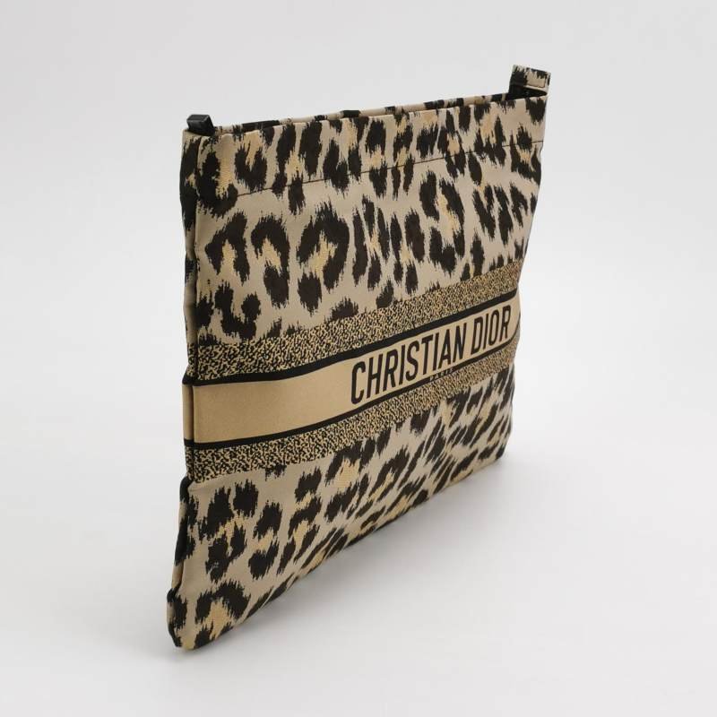 Dior尼龍布拼色字母Logo手拿包-2