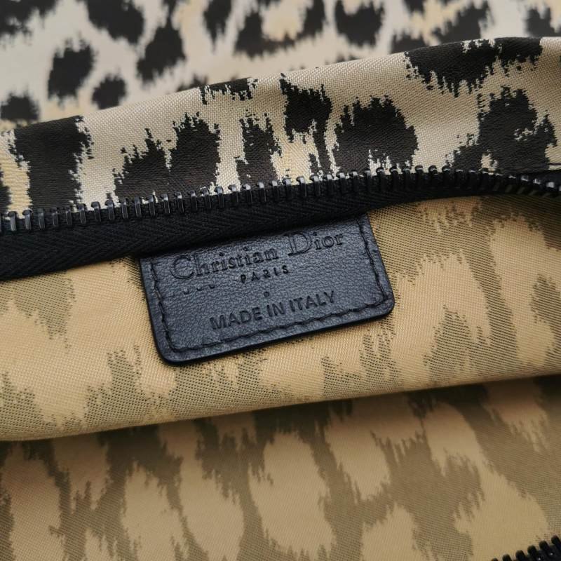 Dior尼龍布拼色字母Logo手拿包-6