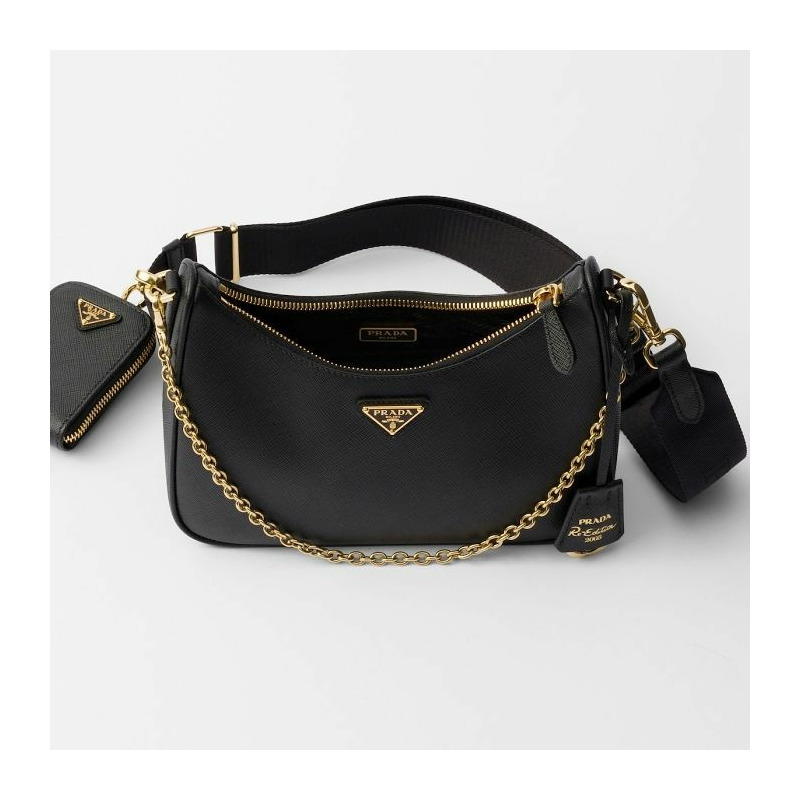 PRADA 復刻版皮革單肩包 1BH204 NZV F0632-10