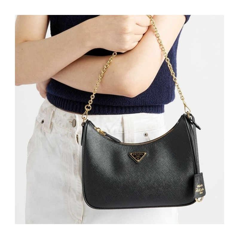 PRADA 復刻版皮革單肩包 1BH204 NZV F0632-11