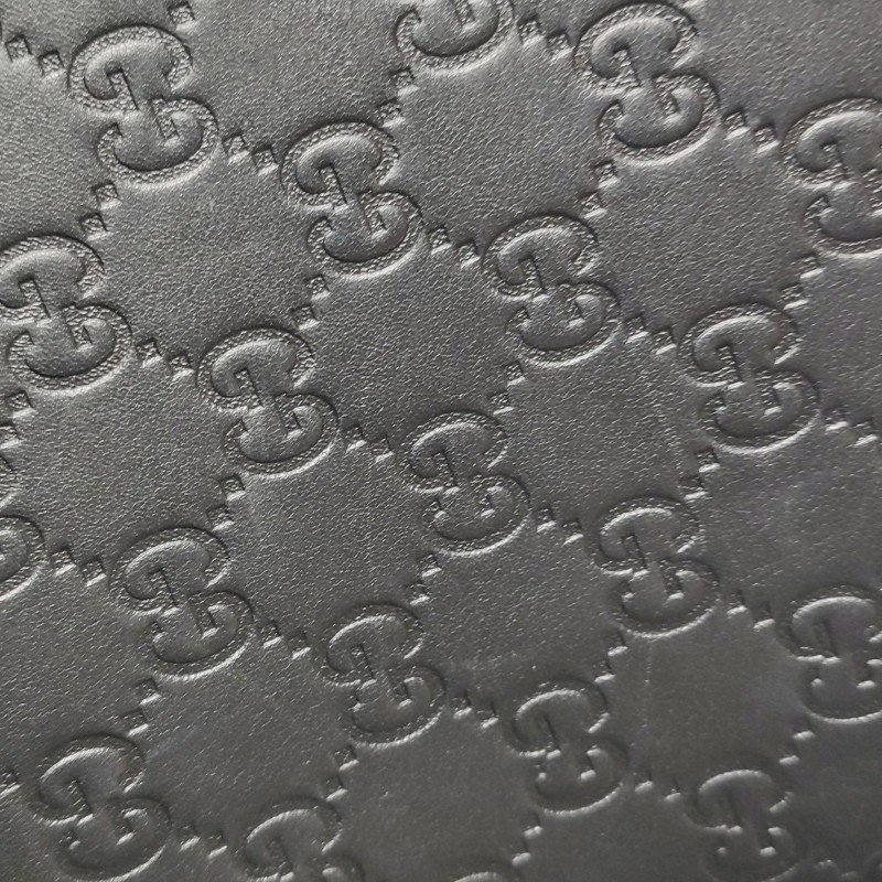 Gucci Emily大號牛皮老花壓紋流蘇馬銜扣單肩 包-17