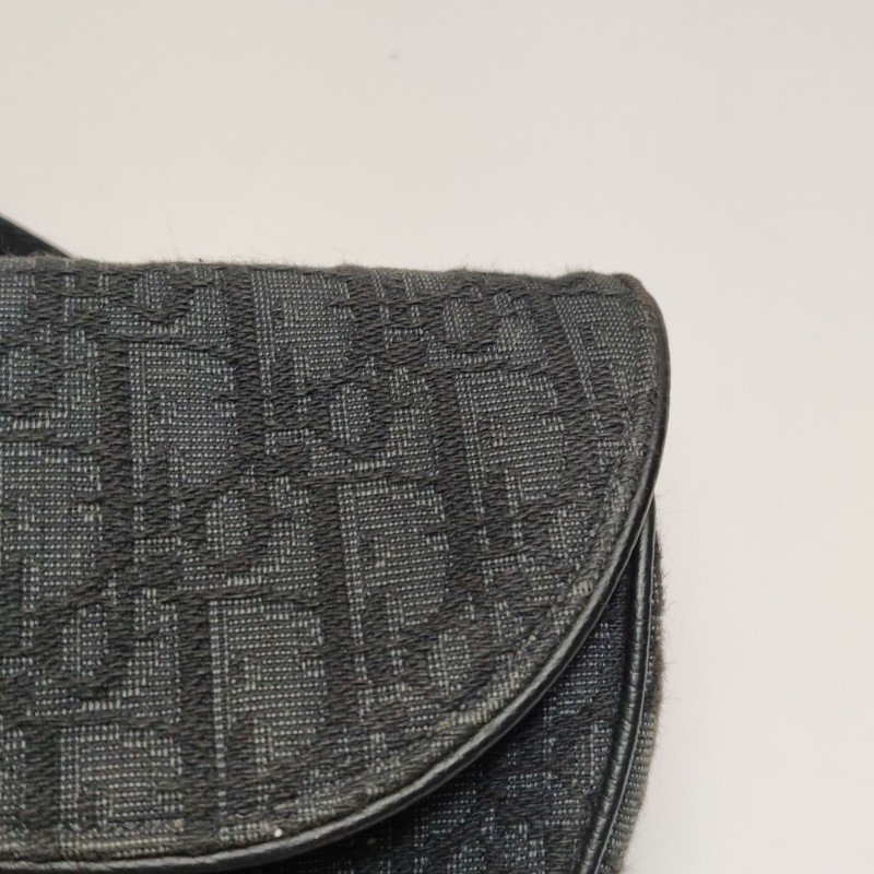 Dior Saddle馬鞍包牛皮帆布Oblique老花馬鞍造型腰包胸包-13