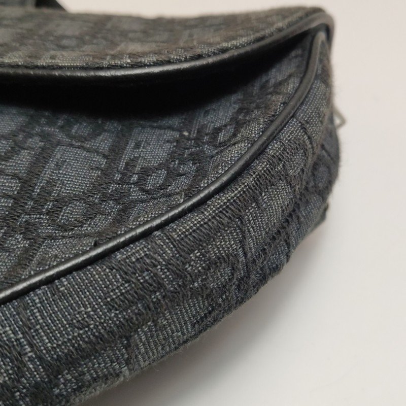 Dior Saddle馬鞍包牛皮帆布Oblique老花馬鞍造型腰包胸包-14