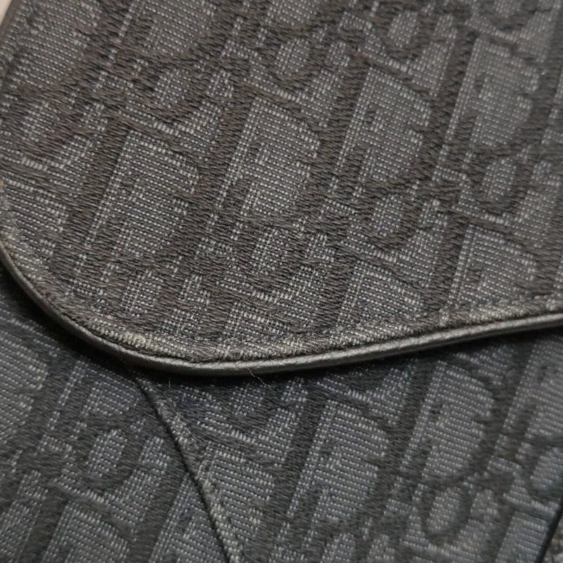 Dior Saddle馬鞍包牛皮帆布Oblique老花馬鞍造型腰包胸包-17