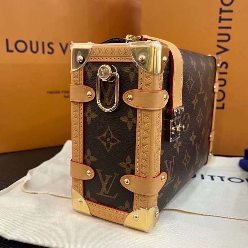 LV Side Trunk 中號 晶片款 全套-1