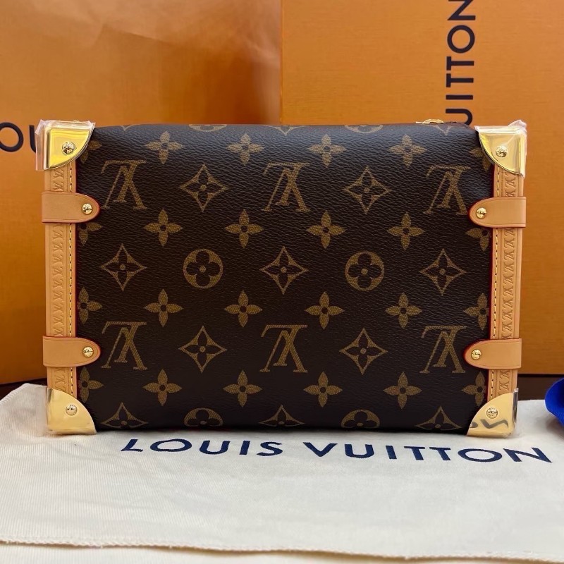 LV Side Trunk 中號 晶片款 全套-2