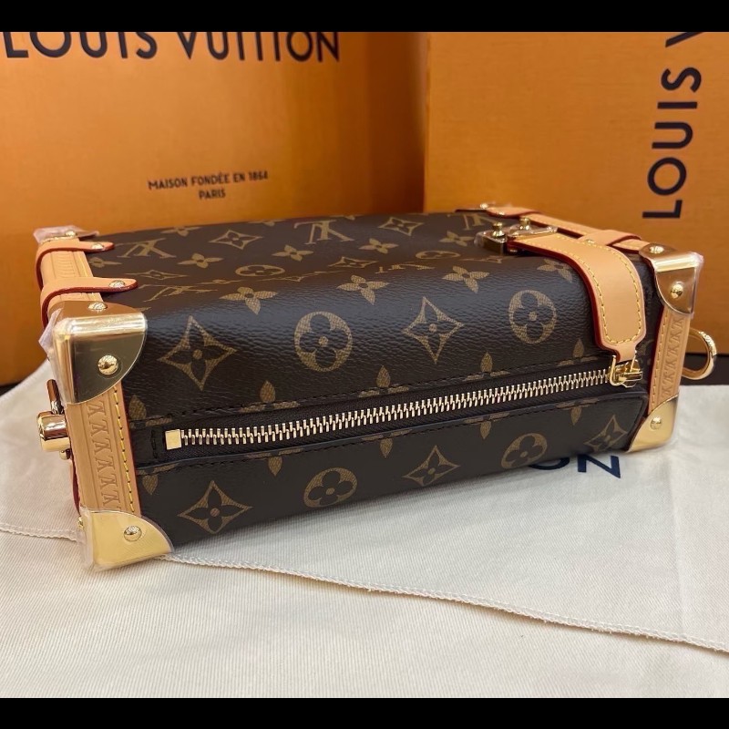LV Side Trunk 中號 晶片款 全套-4