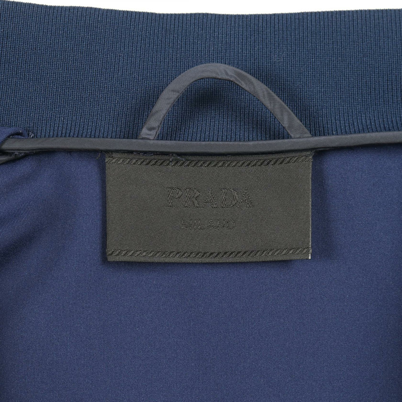 PRADA 男士藍色尼龍拉鍊短夾克,S碼(二手)-2