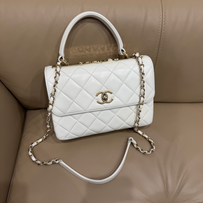 大全配🈶️購證❤️22年芯片款❤️香奈兒 #白金 #trendyCC 小號 #CF25 #handle-5