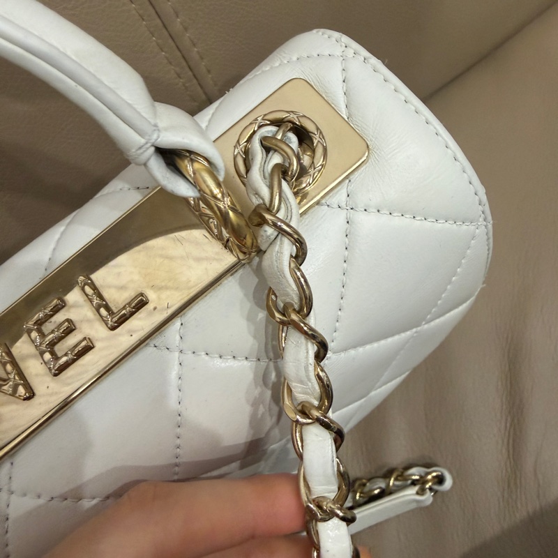 大全配🈶️購證❤️22年芯片款❤️香奈兒 #白金 #trendyCC 小號 #CF25 #handle-22