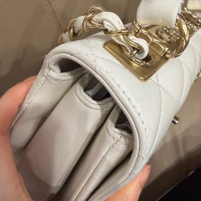 大全配🈶️購證❤️22年芯片款❤️香奈兒 #白金 #trendyCC 小號 #CF25 #handle-27