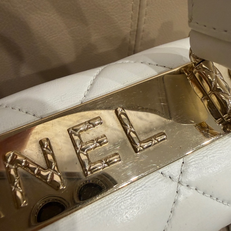 大全配🈶️購證❤️22年芯片款❤️香奈兒 #白金 #trendyCC 小號 #CF25 #handle-46