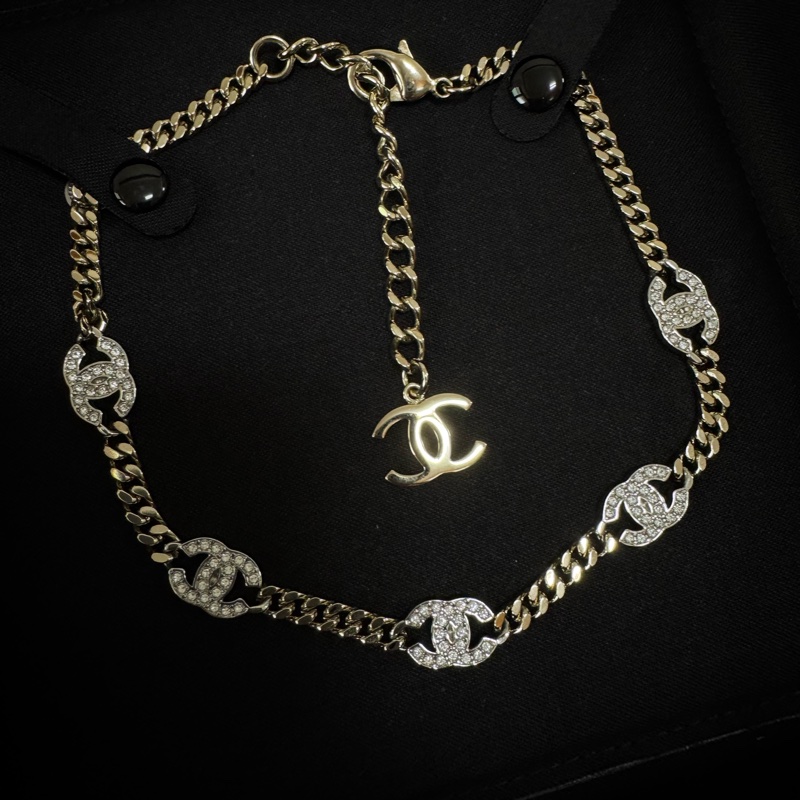全新 香奈兒 Chanel 25V 爆款 經典五花Choker項鏈 / 頸鏈 /手環 超美-1