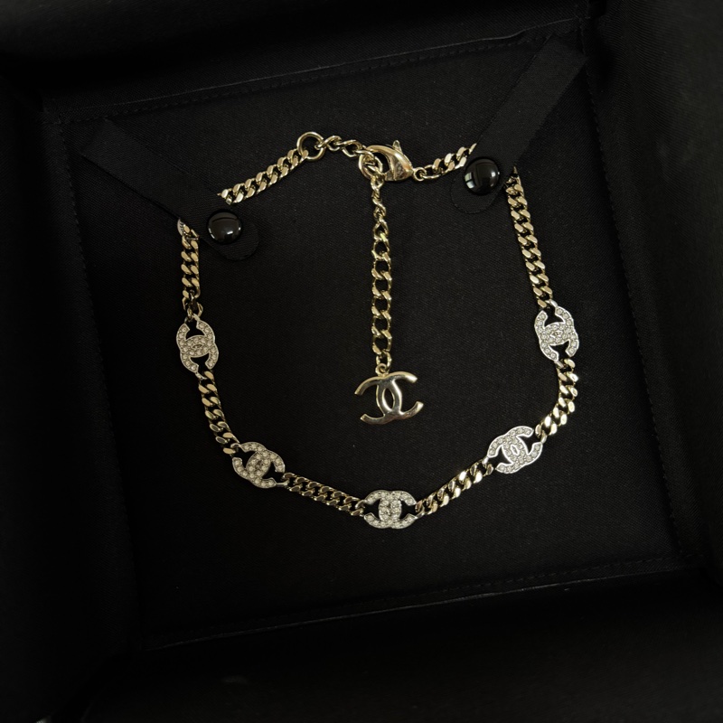 全新 香奈兒 Chanel 25V 爆款 經典五花Choker項鏈 / 頸鏈 /手環 超美-3