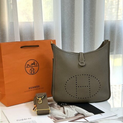 HERMES Evelyne 29 - 灰金 B