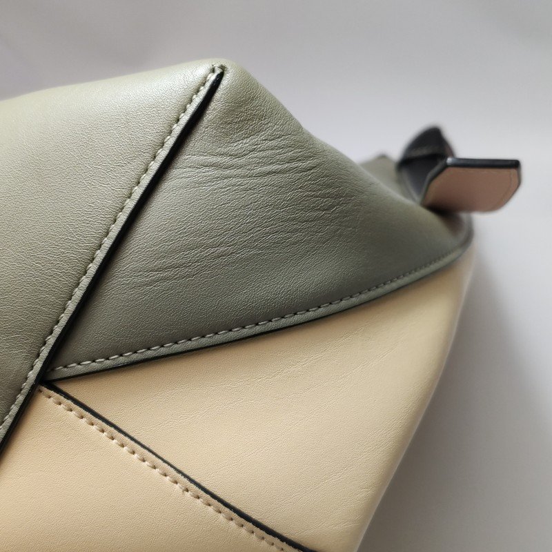 Celine Twisted Cabas小號牛皮拼色紐結子母包單肩包-13