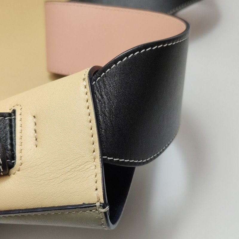 Celine Twisted Cabas小號牛皮拼色紐結子母包單肩包-14