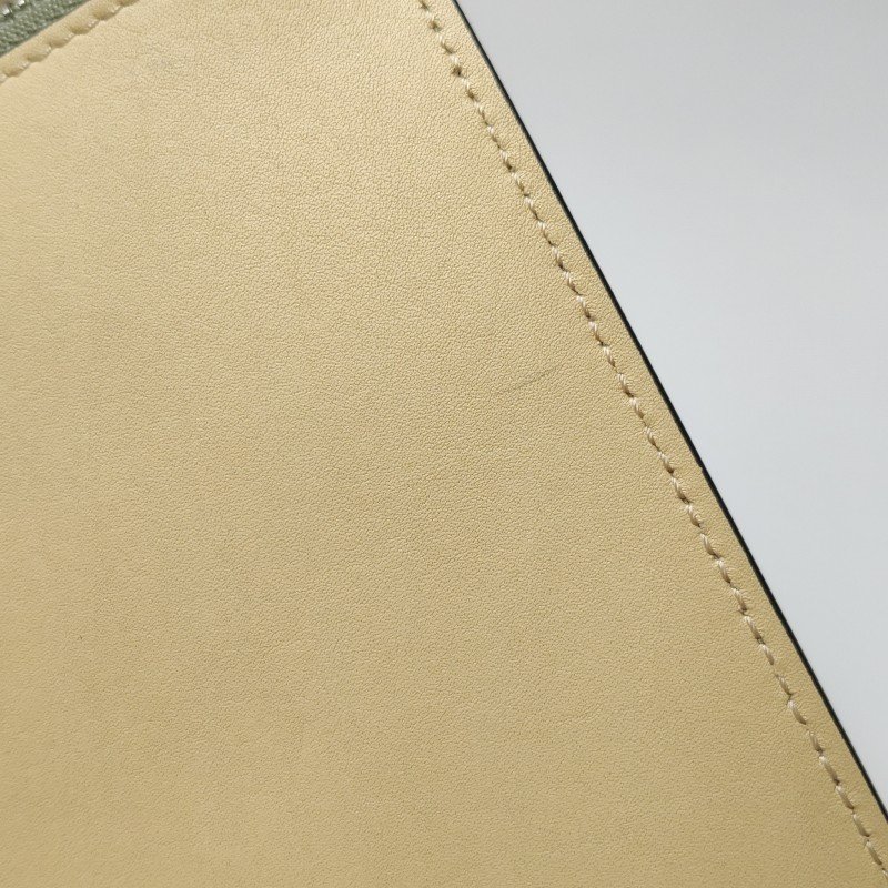 Celine Twisted Cabas小號牛皮拼色紐結子母包單肩包-17