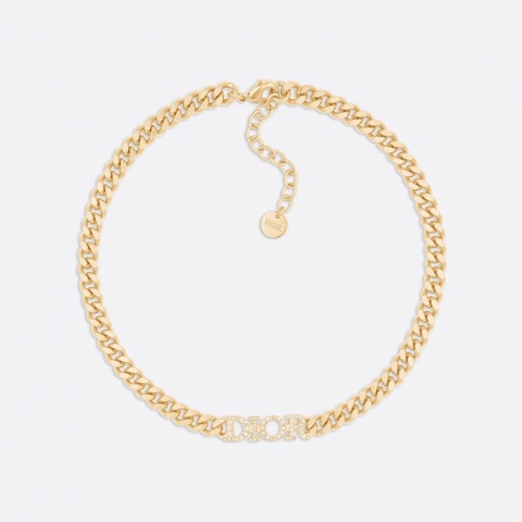 Dior 超美 字母Choker項鏈 頸鏈 /手環