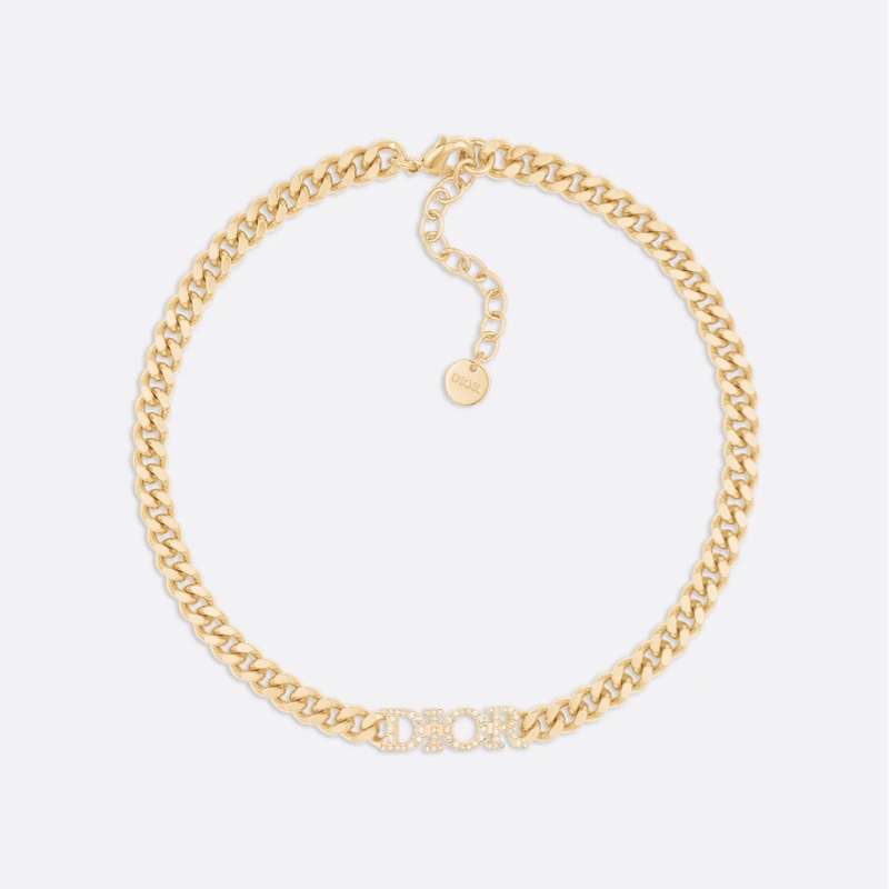 Dior 超美 字母Choker項鏈 頸鏈 /手環-0
