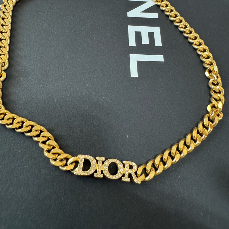 Dior 超美 字母Choker項鏈 頸鏈 /手環-1