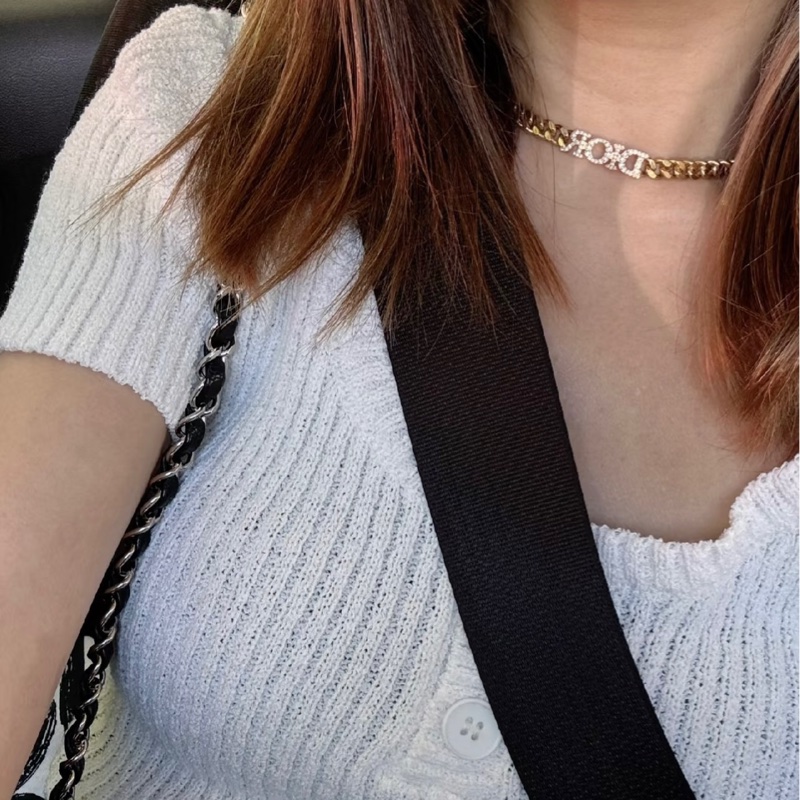 Dior 超美 字母Choker項鏈 頸鏈 /手環-2