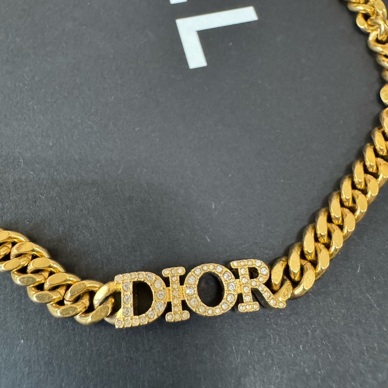 Dior 超美 字母Choker項鏈 頸鏈 /手環-7