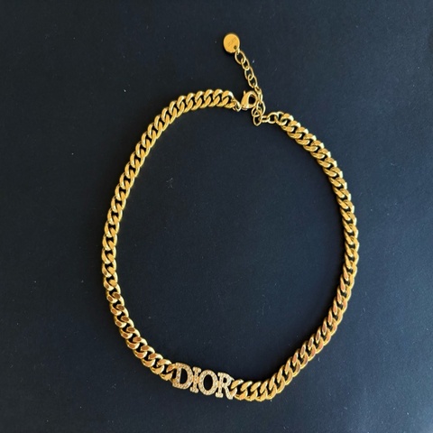全新 Dior 超美 字母Choker項鏈 頸鏈 /手環