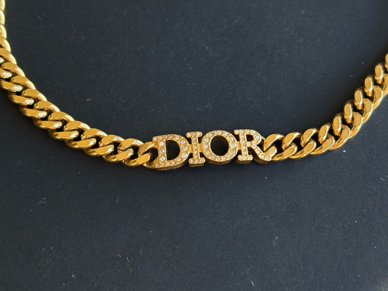 全新 Dior 超美 字母Choker項鏈 頸鏈 /手環-1