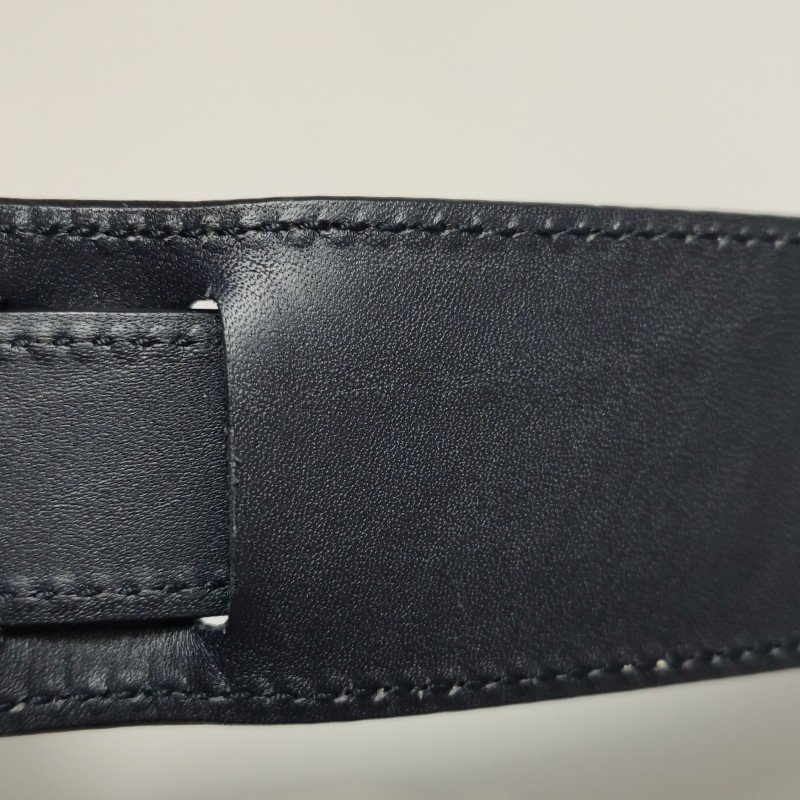 Gucci牛皮雙G老花皮標logo斜挎包行李箱包-12