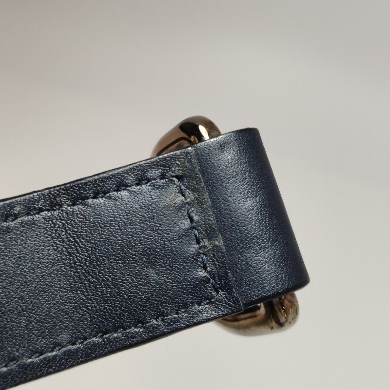 Gucci牛皮雙G老花皮標logo斜挎包行李箱包-13