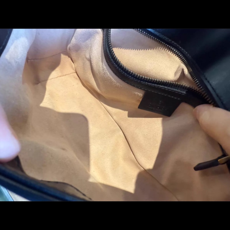 gucci 中號marmont 黑金26-4