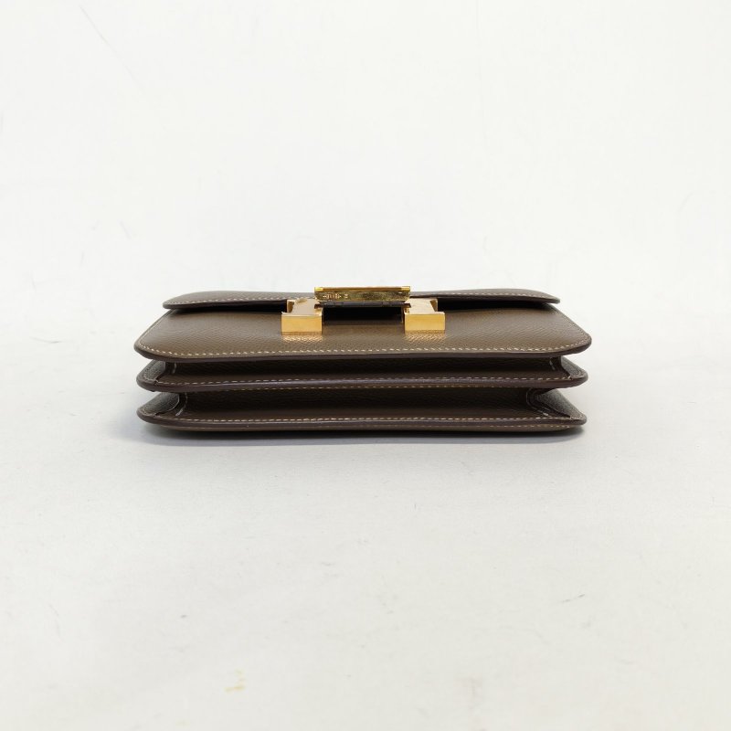 HERMES Constance康康1918大象灰Epsom皮Z刻金扣肩背包-4