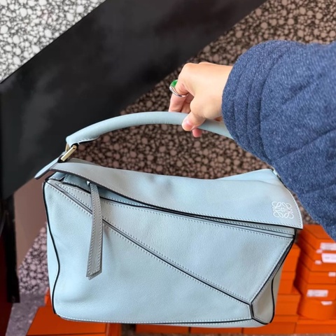 羅意威 中號puzzle 16產 馬卡龍藍