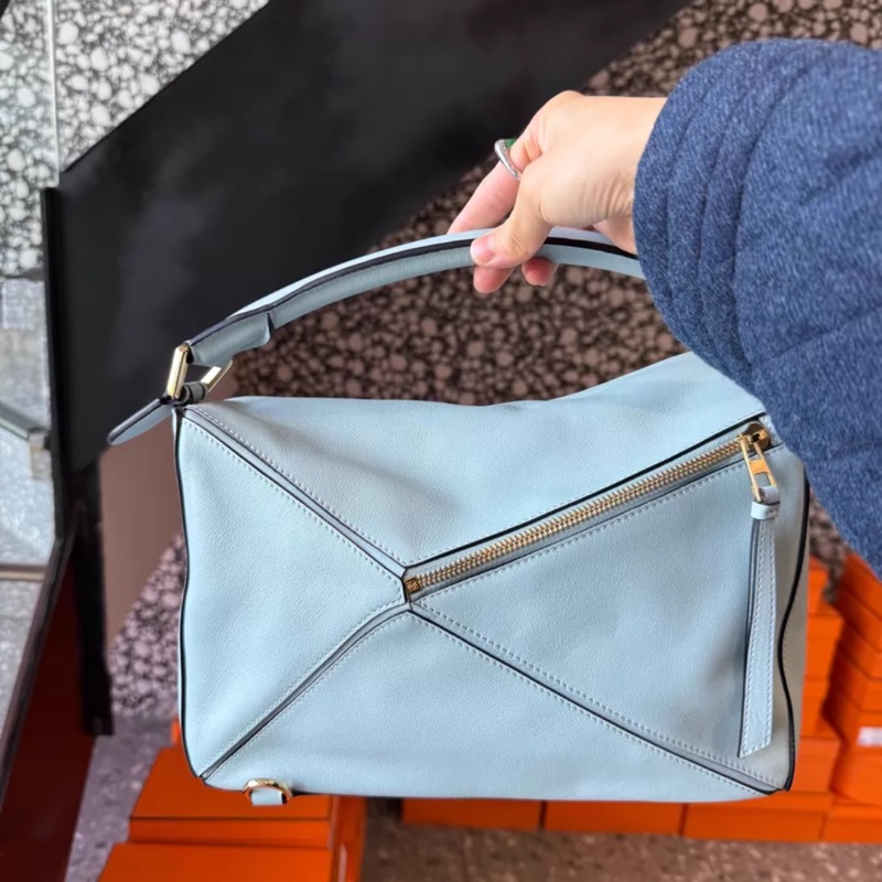 羅意威 中號puzzle 16產 馬卡龍藍-2