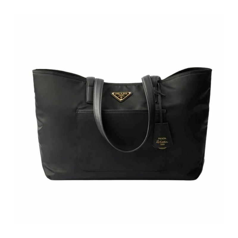 PRADA 1978 年復刻版中型尼龍手提包 1BG555 OOO R064 F0002-7