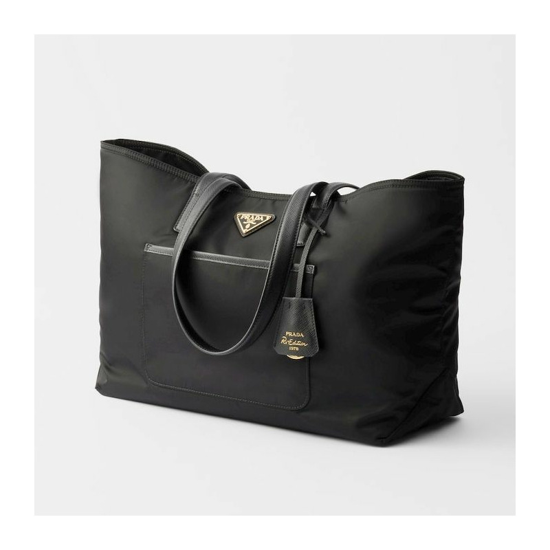 PRADA 1978 年復刻版中型尼龍手提包 1BG555 OOO R064 F0002-8