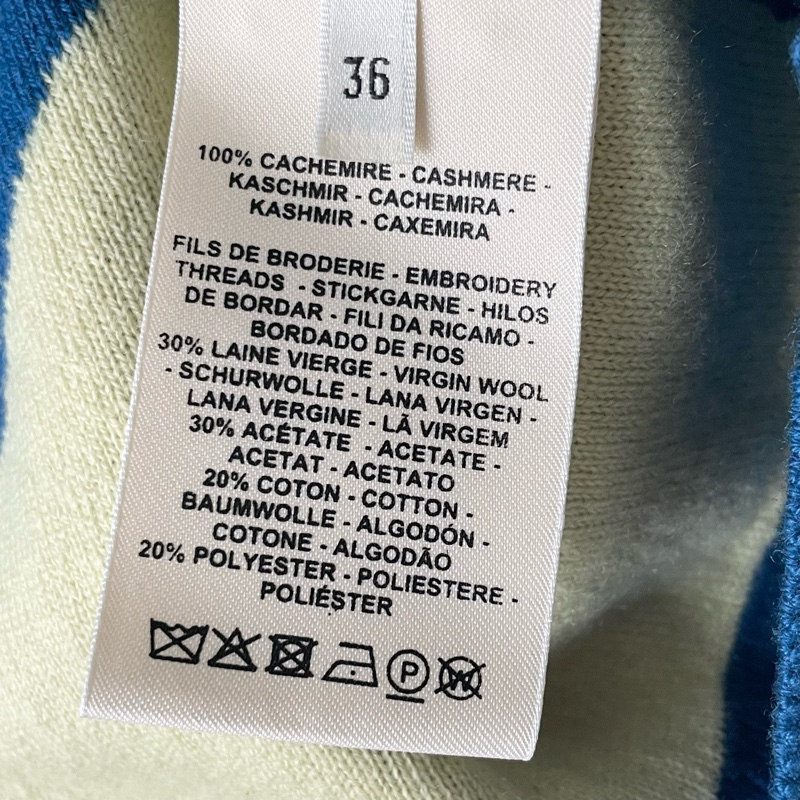 99新/Hermes/愛馬仕/W118283/拼色針織開衫/36碼-4