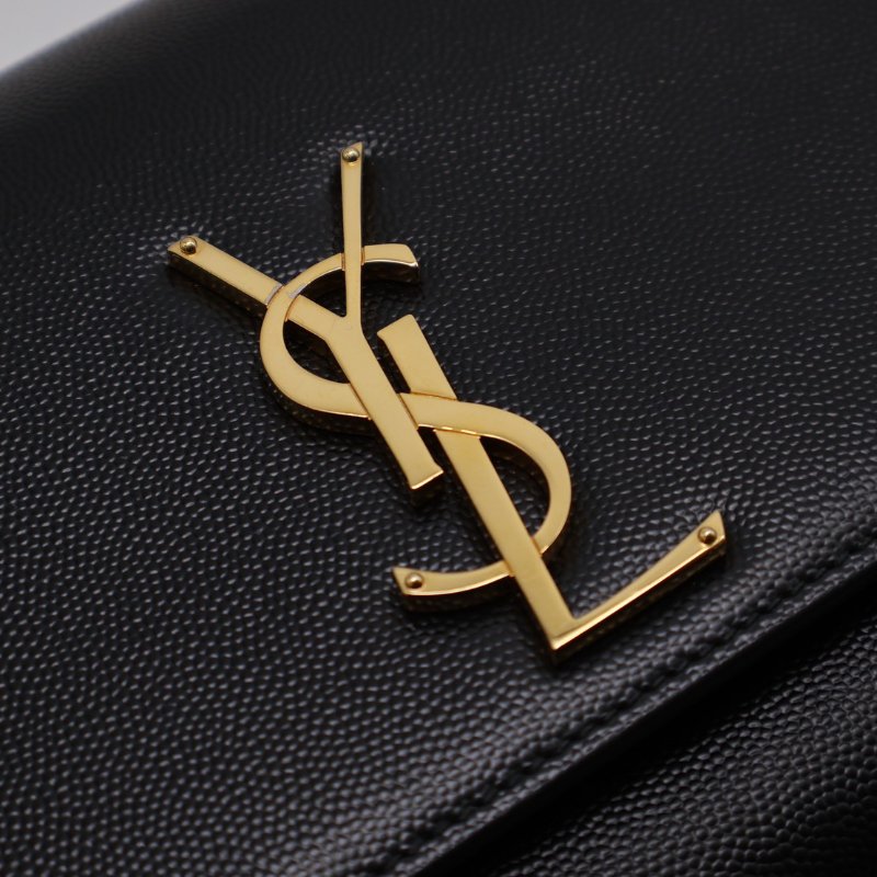 YSL Kate 鍊帶斜背包 - 黑金-6