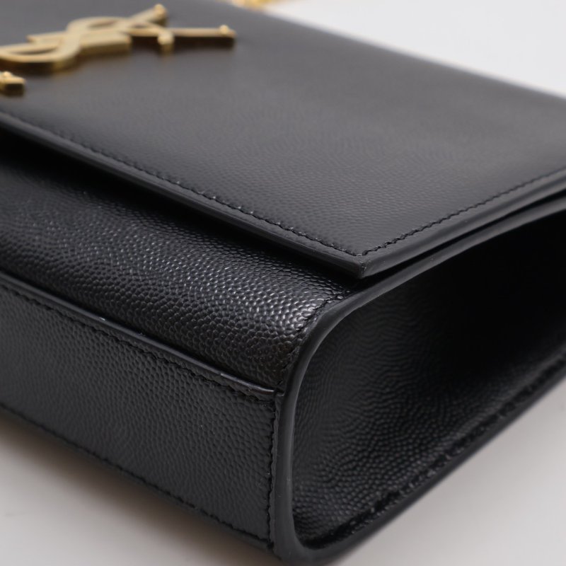YSL Kate 鍊帶斜背包 - 黑金-8