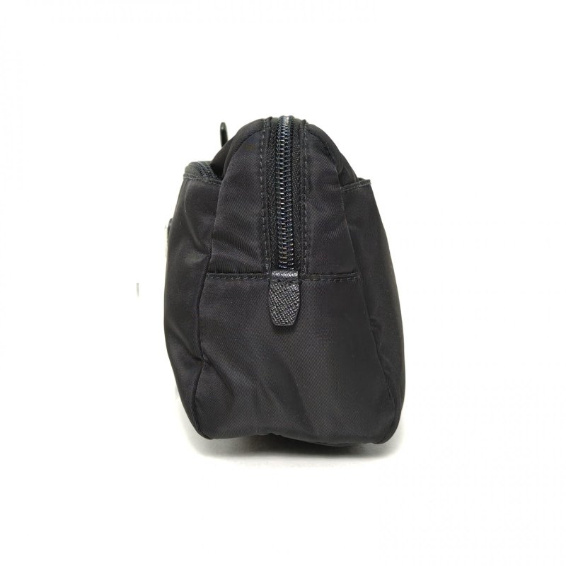 PRADA 黑色尼龍化妝包肩背包-1