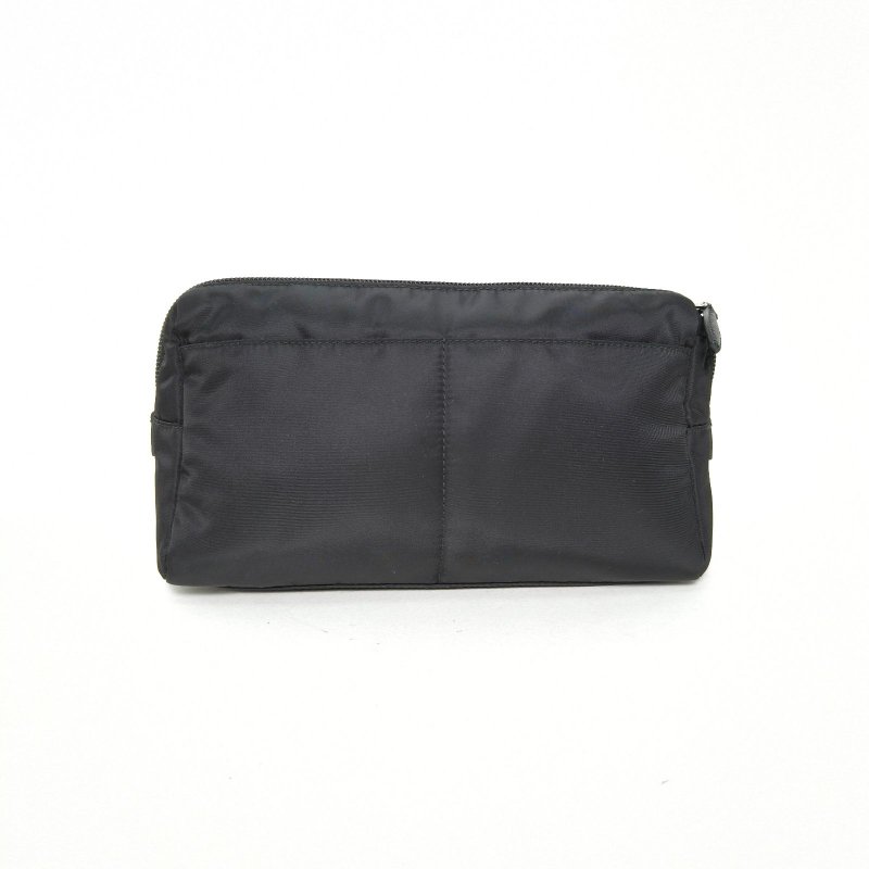 PRADA 黑色尼龍化妝包肩背包-2