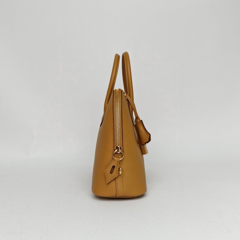 HERMES Bolide保齡球包252S芝麻色Epsom皮Z刻肩背包-1