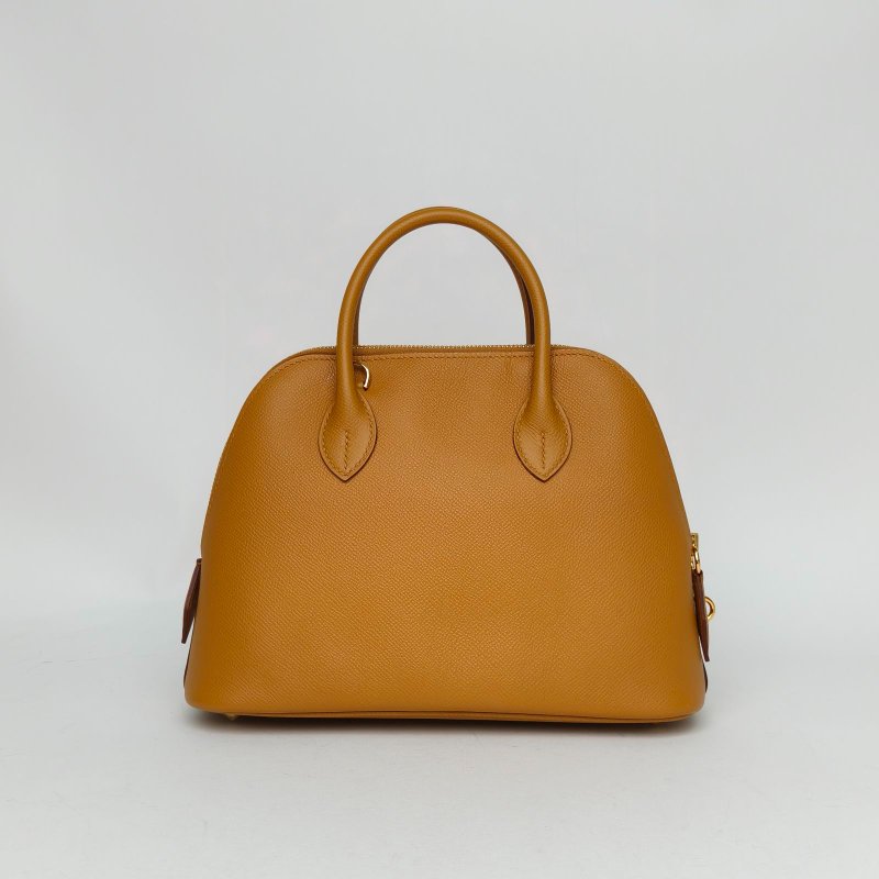 HERMES Bolide保齡球包252S芝麻色Epsom皮Z刻肩背包-2